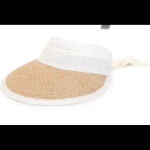 NWT Eugenia Kim Ricky visor beige sand retail $245
